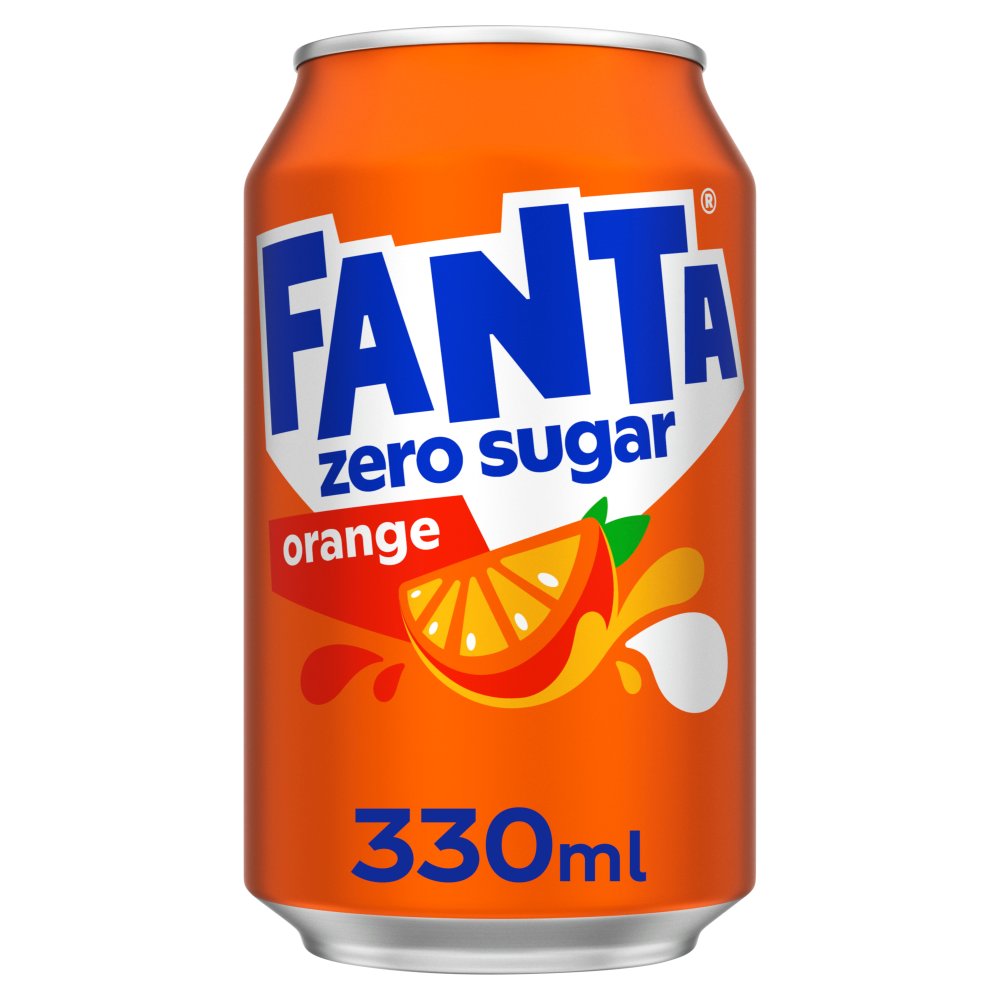 Fanta Orange Zero Cans